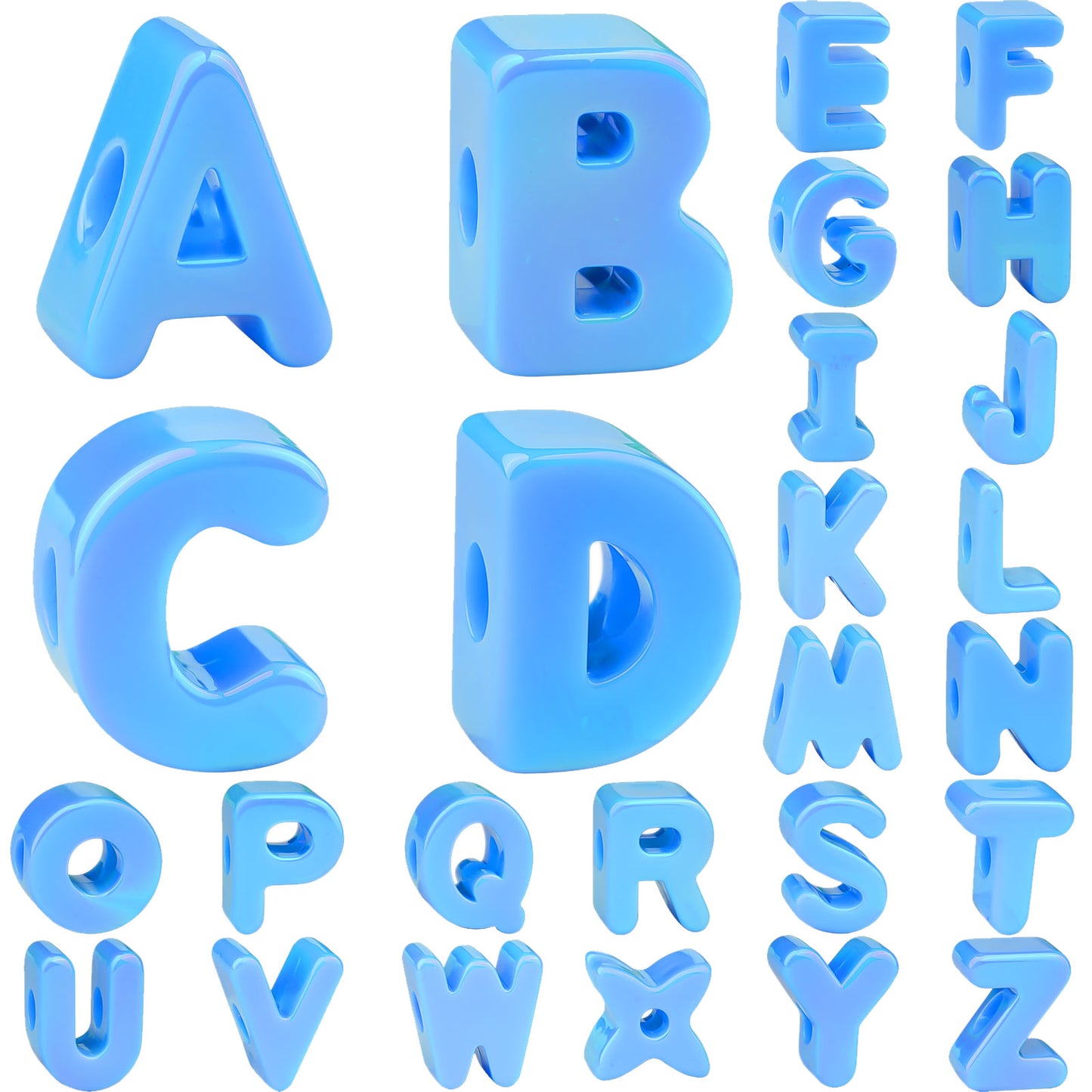 26 Pcs Cute Large Letter Beads, 20mm Jumbo Square Acrylic Letter Beads, Big Letter Beads for Bracelets, Necklaces, Bagcharms, Shoelaces, Keychains, Lanyards, Letter Charms for Craft
