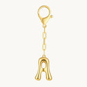 DoDoBeads Initial Bag Charms, Bubble Letter Charm for Handbags