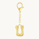 DoDoBeads Initial Bag Charms, Bubble Letter Charm for Handbags