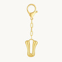 DoDoBeads Initial Bag Charms, Bubble Letter Charm for Handbags