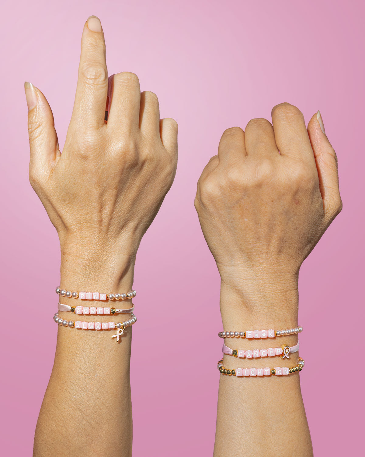 Breast Cancer Awareness Bracelets, Red Ribbon Week Bracelets Bulk, Cancer Care Gifts for Women, Support Gift for Women & Survivors