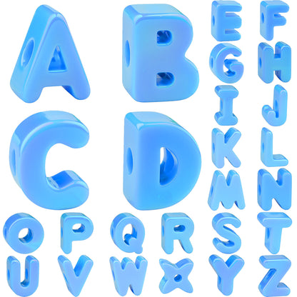 26 Pcs Cute Large Letter Beads, 20mm Jumbo Square Acrylic Letter Beads, Big Letter Beads for Bracelets, Necklaces, Bagcharms, Shoelaces, Keychains, Lanyards, Letter Charms for Craft