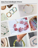 1910 Pcs Jewelry Making Kit - DIY Bracelet & Earring Supplies with Natural Stone Beads for Adults & Beginners