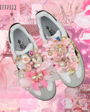 DoDoBeads 95 Pcs Pink Shoe Charms for Sneakers