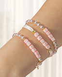 Breast Cancer Awareness Bracelets, Red Ribbon Week Bracelets Bulk, Cancer Care Gifts for Women, Support Gift for Women & Survivors