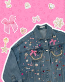 DoDoBeads 87 Pcs Junk Socks Charms Kit, Gold and Pink Charms