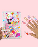 DoDoBeads 2250 Pcs Junk Case Charms Kit, Charms for Junk Cases, Phone Case Charms, Junk Case Kit with Big Charms, Bow Charms, Nail Charms, Letter Beads, Pink Charms,Junk Beads Charms