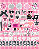 1050 Pcs Junk Phone Case Charms Kit, Charms for Customizing Cases, Kawaii Bow, Letter Beads, Nail Accessories, Flatback Pearls, Rhinestones, Cute Aesthetic Decor for Personalization