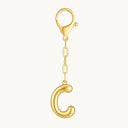 DoDoBeads Initial Bag Charms, Bubble Letter Charm for Handbags