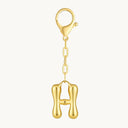 DoDoBeads Initial Bag Charms, Bubble Letter Charm for Handbags