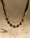 DoDoBeads Leopard Layered Scarf Necklace