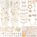 DoDoBeads 335 Pcs Junk Socks Charms Kit with Letter Beads