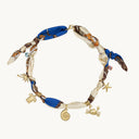 DoDoBeads Scarf Charm Necklace, Ocean Spirit, Boho Bandana Necklace