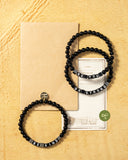 To My Son Bracelets Inspirational Beaded Bracelets Set for Him