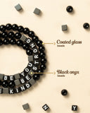 To My Son Bracelets Inspirational Beaded Bracelets Set for Him