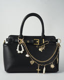 Original 4 in 1 Bag Charms Gold, Purse Charms, Pearl Bag Charms for Handbags, Purse Keychain, Purse Chain Charm, Bag Charm Chain, Bag Charms for Women