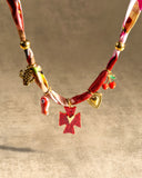 DoDoBeads Floral Scarf Necklace