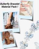DoDoBeads Butterfly Bracelet Making Kit, Jewelry Making Supplies, Jewelry Making Kit, Crystal Beads for Jewelry Making, Bracelet Making Kit for Adults