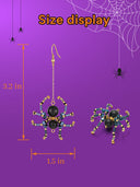 DoDoBeads Earring Making Kit, Halloween Beads Kit, Jewelry Making Kit with Glass Beads, Crystal Beads, Tube Beads, Gold Spacer Beads, Copper Wire, Earring Hook, Jump Rings, Tools