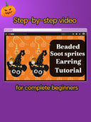 DoDoBeads Wizard Earring Making Kit, Halloween Earrings Making Kit, Jewelry Making Kit with Glass Beads, Crystal Beads, Tube Beads, Gold Spacer Beads, Copper Wire, Earring Hook, Jump Rings, Tools
