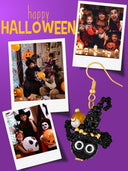 DoDoBeads Wizard Earring Making Kit, Halloween Earrings Making Kit, Jewelry Making Kit with Glass Beads, Crystal Beads, Tube Beads, Gold Spacer Beads, Copper Wire, Earring Hook, Jump Rings, Tools