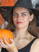 DoDoBeads Earring Making Kit, Halloween Beads Kit, Jewelry Making Kit with Glass Beads, Crystal Beads, Tube Beads, Gold Spacer Beads, Copper Wire, Earring Hook, Jump Rings, Tools