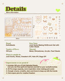 DoDoBeads 335 Pcs Junk Socks Charms Kit with Letter Beads