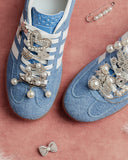 DoDoBeads 55 Pcs Silver Shoe Charms for Sneakers