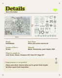 DoDoBeads 55 Pcs Silver Shoe Charms for Sneakers