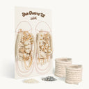 DoDoBeads Chunky Rope Shoe Laces Kit with Charms, Gold Sneaker Charms, Maximalist Junk Shoes Laces for Boots & Sneakers