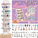 Deinduser Charm Bracelet Making Kit, Jewelry Making Supplies, Charms for Jewelry Making, Craft Kit for Your Princess, Gift for Your Princess