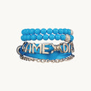 Game Day Scarf Bracelet Set for Women DET