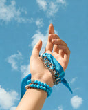 Game Day Scarf Bracelet Set for Women DET