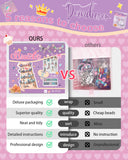 Deinduser Charm Bracelet Making Kit, Jewelry Making Supplies, Charms for Jewelry Making, Craft Kit for Your Princess, Gift for Your Princess