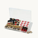DoDoBeads 85 Pcs Junk Socks Charms Kit, Black and Red Charms for Socks