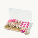 DoDoBeads 87 Pcs Junk Socks Charms Kit, Gold and Pink Charms