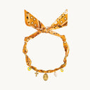 DoDoBeads Orange Scarf Necklace