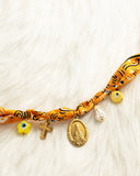 DoDoBeads Orange Scarf Necklace