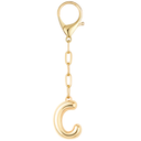 DoDoBeads Initial Bag Charms, Bubble Letter Charm for Handbags