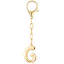 DoDoBeads Initial Bag Charms, Bubble Letter Charm for Handbags