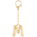 DoDoBeads Initial Bag Charms, Bubble Letter Charm for Handbags