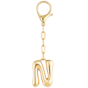 DoDoBeads Initial Bag Charms, Bubble Letter Charm for Handbags