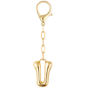 DoDoBeads Initial Bag Charms, Bubble Letter Charm for Handbags