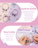 Deinduser Charm Bracelet Making Kit, Jewelry Making Supplies, Charms for Jewelry Making, Craft Kit for Your Princess, Gift for Your Princess